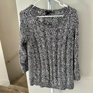 2 for $20 H&M Neutral Sweater Top Shirt in Black and White